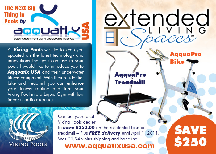 Aqquatix pool exercise equipment